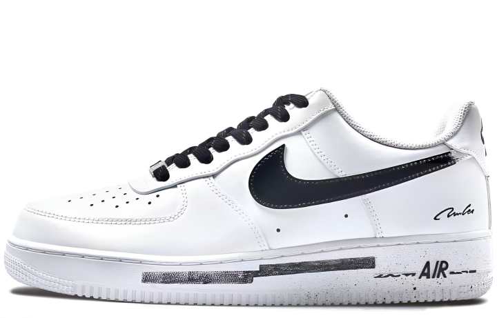 Nike Nike Air Force 1 Lightweight Height Increasing Low top Skateboard Shoes Men's White
