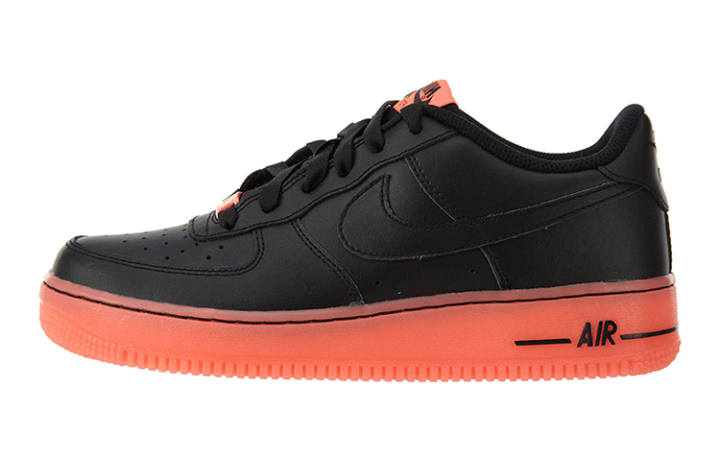 Nike Nike Air Force 1 Premium 'Black Hot Lava' Gs