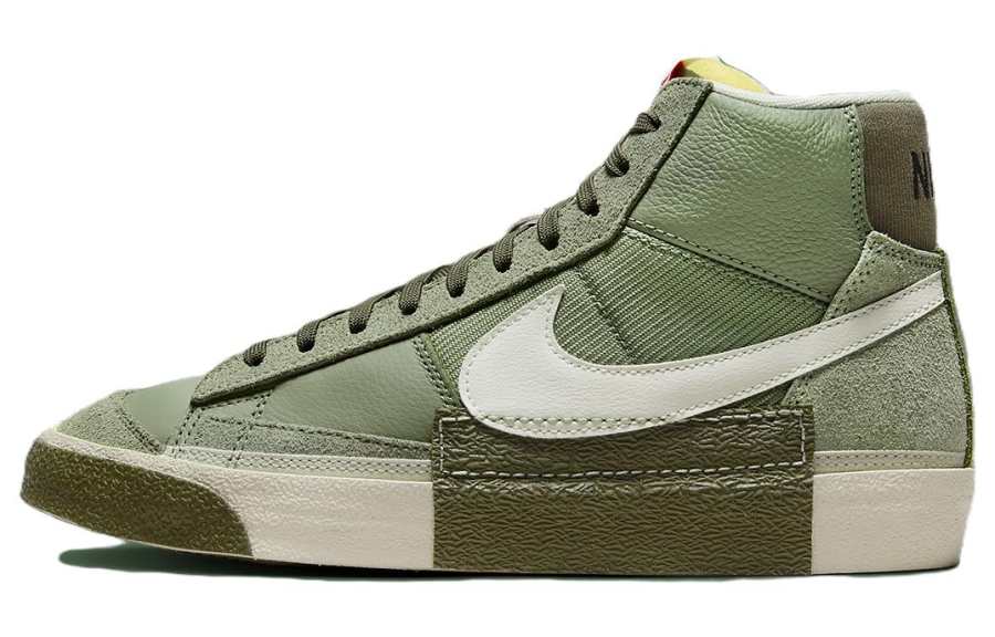 Nike Nike Blazer Pro Club Abrasion Resistant Abrasion Resistant Mid top Skateboard Shoes Men's Green White