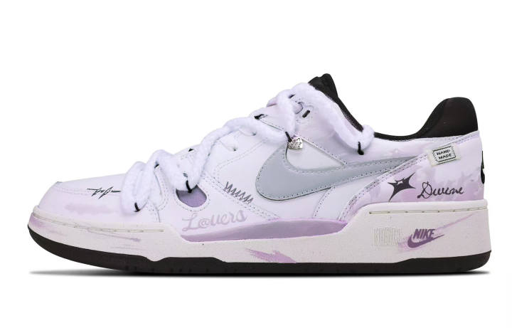 Nike Nike Full Force Low top Skateboard Shoes Men's Purple