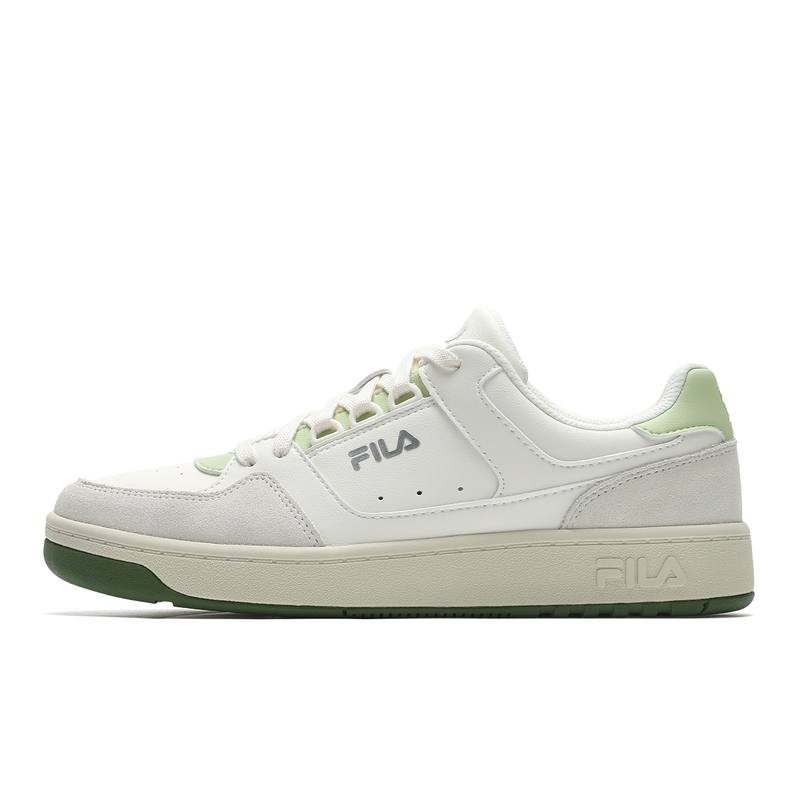FILA TARGA 1 Abrasion Resistant Low top Skateboard Shoes Women's White Green