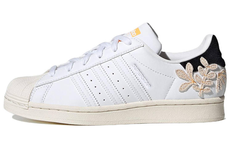 Adidas Originals Adidas Wmns Superstar 'Floral Patches - White Flash Orange' Women's
