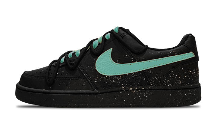 Nike Nike Court Vision Low Slip Resistant Abrasion Resistant Low top Skateboard Shoes Unisex Black