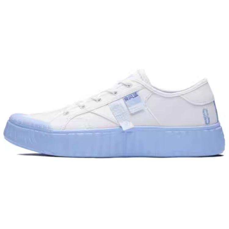 361° Slip Resistant Cushioning Low top Skateboard Shoes Women's White Blue
