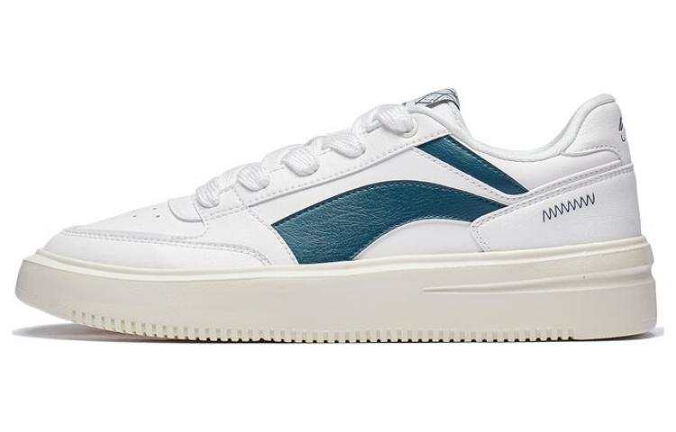 Li-Ning Li Ning Sports Life Collection Starlight Slip Resistant Abrasion Resistant Low top Skateboard Shoes Men's White Green
