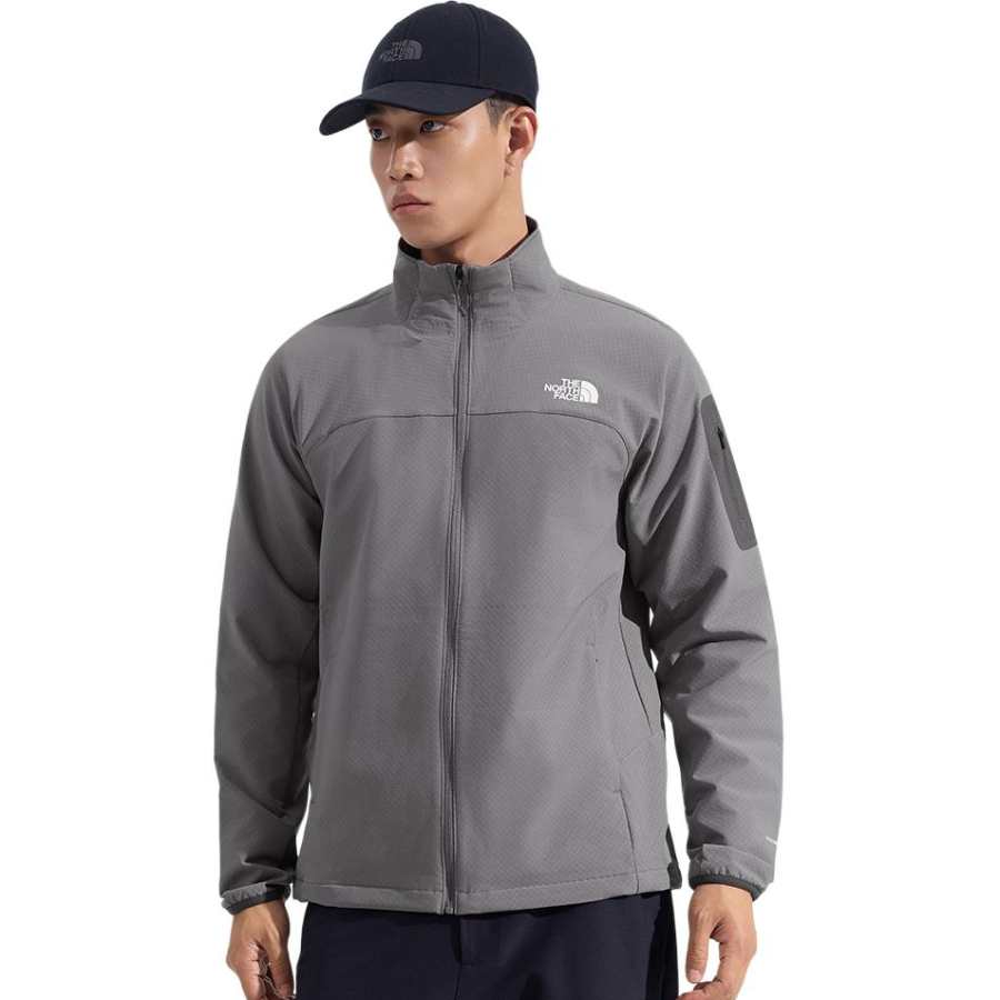 THE NORTH FACE Tek Approach Windproof Water Repellent Thermal Breathable Cardigan Fleece Lined Long Sleeved