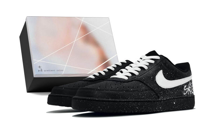 Nike Nike Court Vision Low top Skateboard Shoes Unisex Black