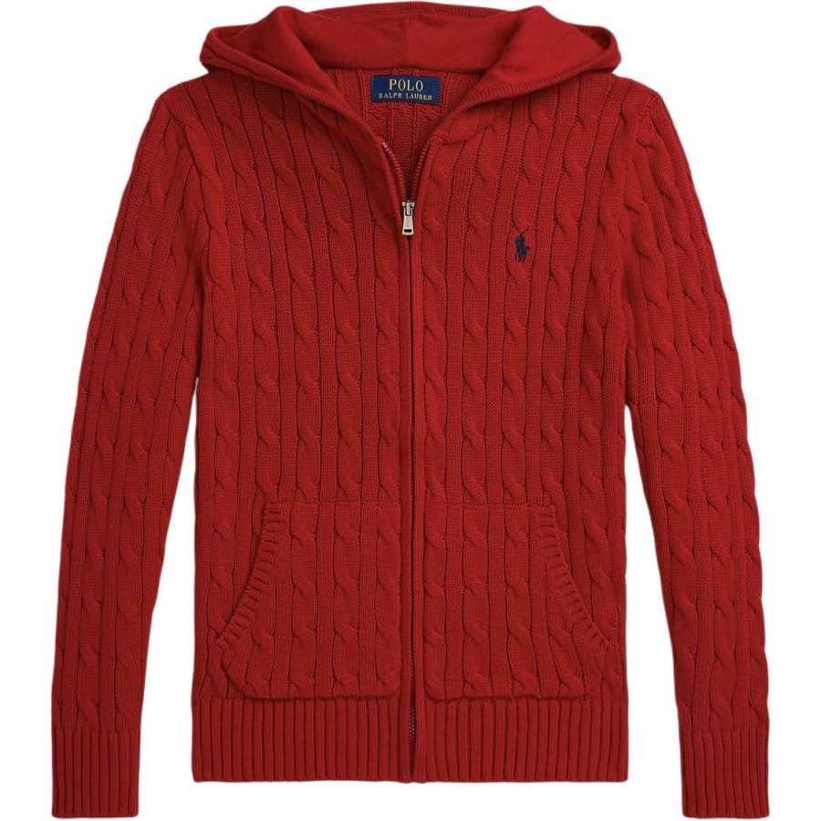 Polo Ralph Lauren Sweater FW25 Classic Version Red Kids'