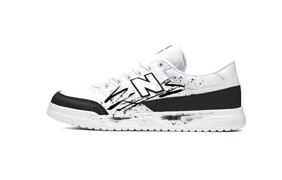 New Balance New Balance NB Ct20 Ink Splatter Imagination Abrasion Resistant Low top Skateboard Shoes Unisex