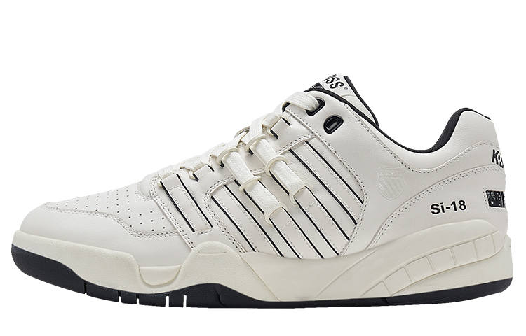 K·SWISS Si 18 Low top Skateboard Shoes Women's Black White