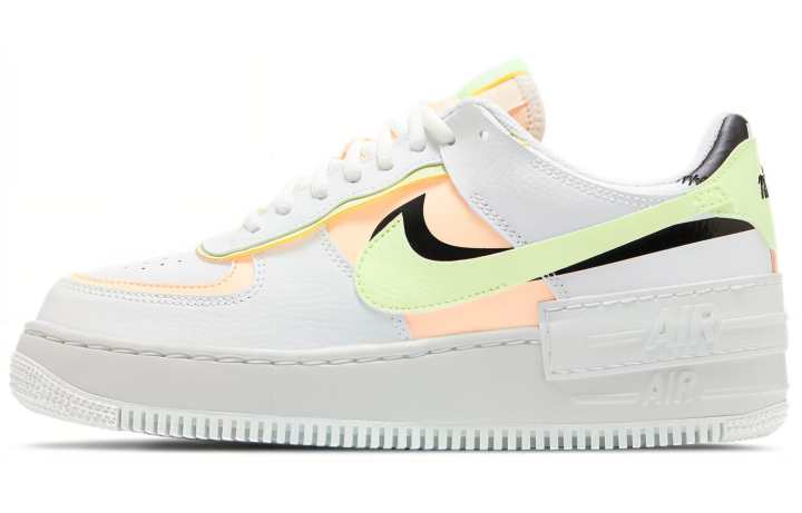 Nike Nike Air Force 1 Low Shadow Summit White Barely Volt Crimson Tint Women's