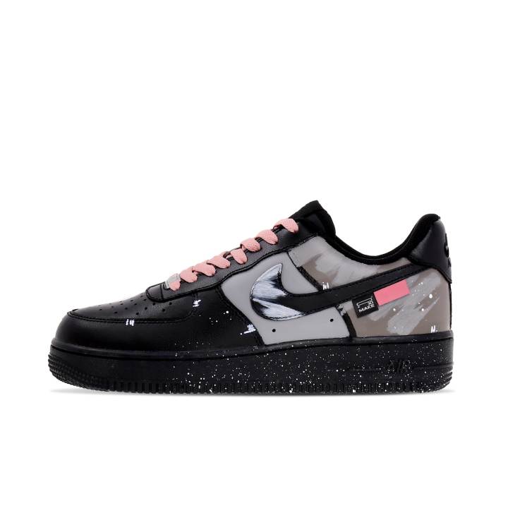 Nike Nike Air Force 1 Low top Skateboard Shoes Unisex Black