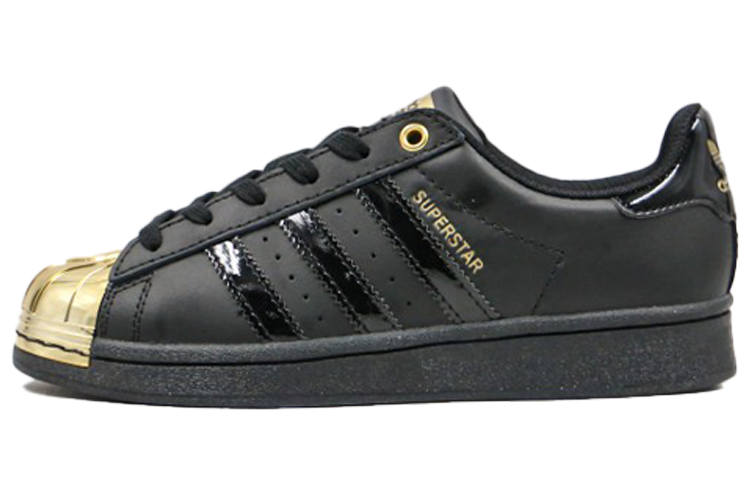 Adidas Originals Adidas Wmns Superstar Metal Toe 'Black Gold Metallic' Women's