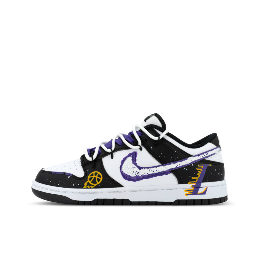Nike Nike Dunk Optimus Primal XJDD Purple Gold Legion Lightweight Low top Skateboard Shoes Unisex Black Purple