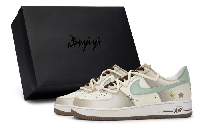 Nike Nike Air Force 1 Low top Skateboard Shoes GS Ecru