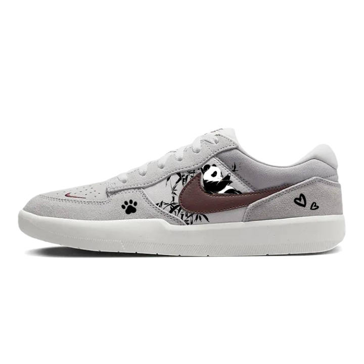 Nike Nike SB Force 58 Slip Resistant, Abrasion Resistant, Lightweight Low top Skateboard Shoes Unisex Gray Brown
