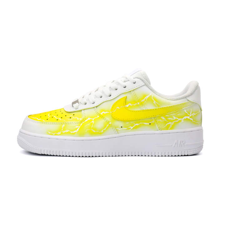 Nike Nike Air Force 1 Jinhui Thundercracker Leather Slip Resistant Abrasion Resistant Low top Skateboard Shoes Unisex