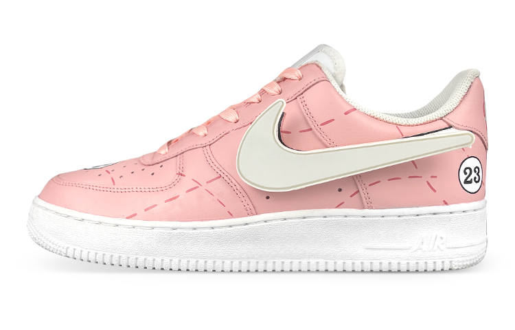 Nike Nike Air Force 1 Low LE Low top Skateboard Shoes GS White Pink