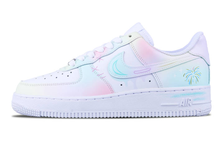 Nike Nike Air Force 1 Low top Skateboard Shoes Men's Pure White
