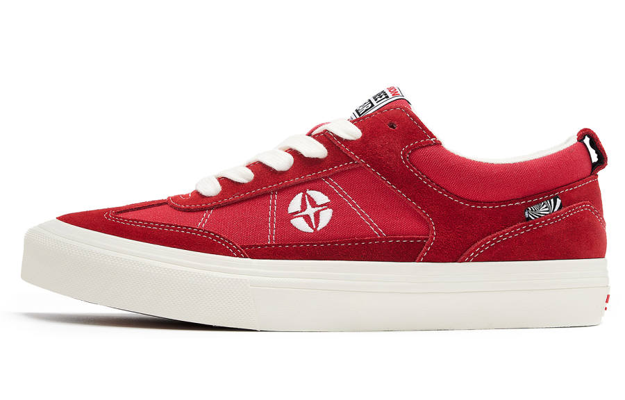 Vision Street Wear Chopper Low top Skateboard Shoes Unisex Garnet Red