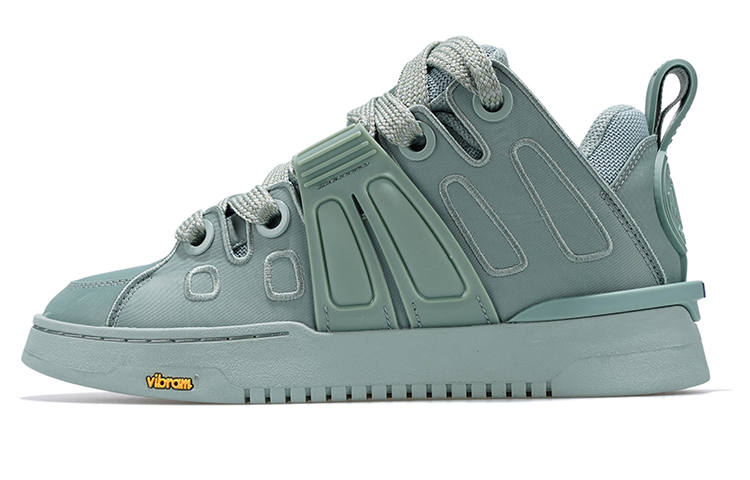Palladium Skateboard Shoes Men's Low Top Ice Green/Oxygen Green
