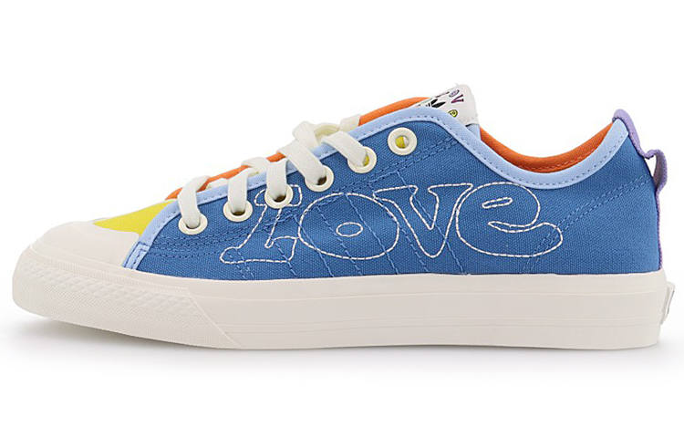 Adidas Originals Canvas Mismatched Slip Resistant, Abrasion Resistant, Lightweight Low top Skateboard Shoes Unisex