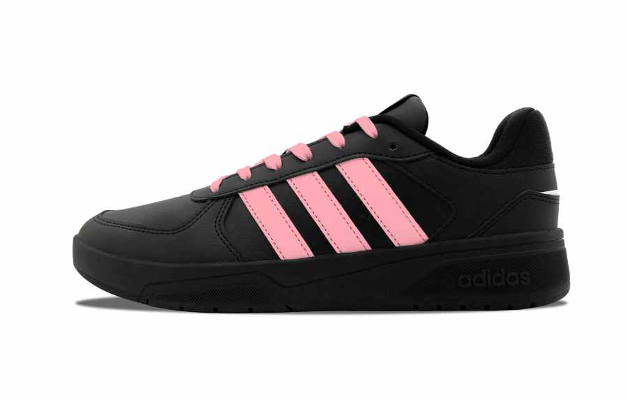 Adidas Adidas Slip Resistant Abrasion Resistant Low top Skateboard Shoes Unisex Black Pink