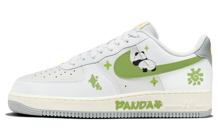 Nike Nike Air Force 1 Low Bamboo Green Hook, Tarepanda Cat Slip Resistant Abrasion Resistant Low top Skateboard Shoes Men's