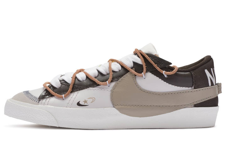 Nike Nike Blazer Low top Skateboard Shoes Men's Beige Coffee Brown