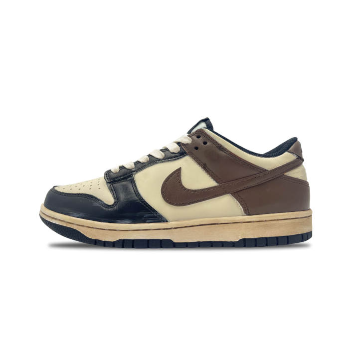 Nike Nike Dunk Abrasion Resistant Low top Skateboard Shoes Unisex Mocha