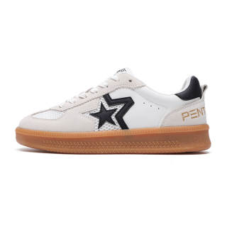 PENTAGONAL Abrasion Resistant Breathable Abrasion Resistant Breathable Low top Skateboard Shoes Unisex White Black