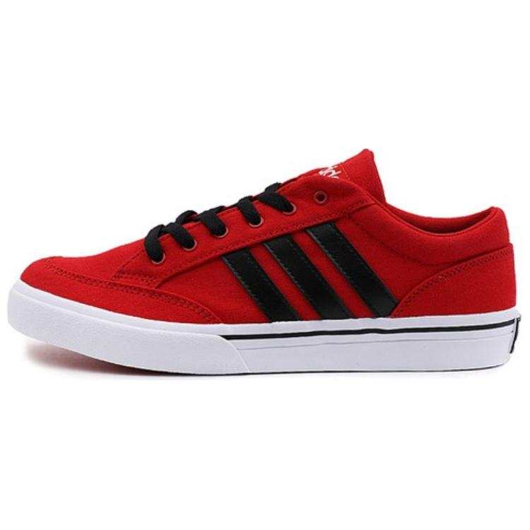 Adidas Adidas Slip Resistant Abrasion Resistant Low top Skateboard Shoes Men's Red Black