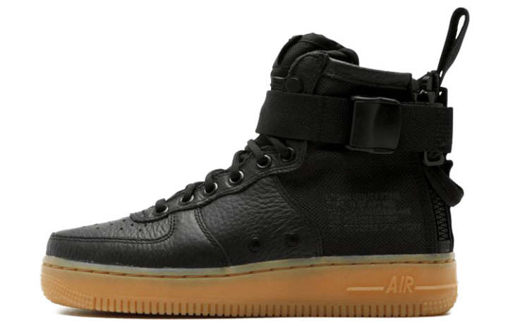 Nike Nike Sf Air Force 1 Mid Black Gum Women's
