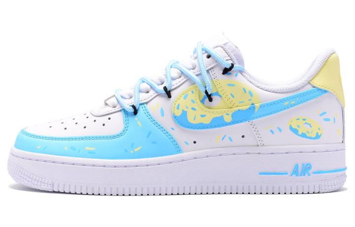 Nike Nike Air Force 1 Low top Skateboard Shoes Women's Blue