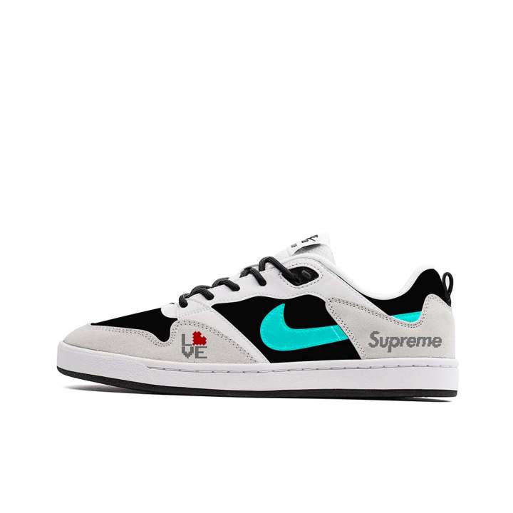 Nike Nike SB Alleyoop Slip Resistant Slip Resistant Low top Skateboard Shoes Men's Black Gray