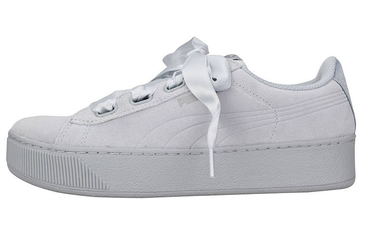 PUMA PUMA Vikky Platform Ribbon Grey/White Women's