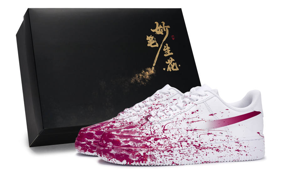 Nike Nike Air Force 1 Wondrous Brush Strokes Bring Flowers To Life, Yearning For The Moment In Person. Low top