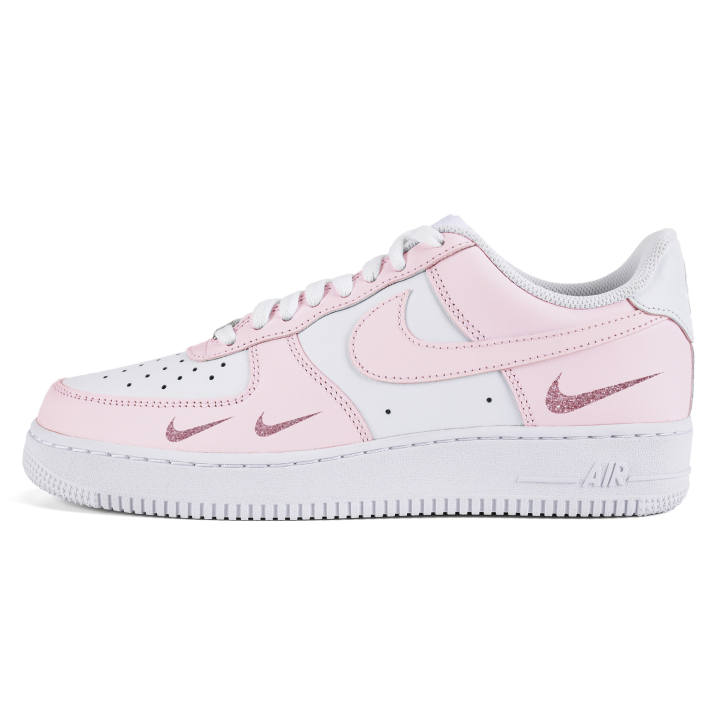 Nike Nike Air Force 1 Air Force 1 Low top Skateboard Shoes Women's White Pink