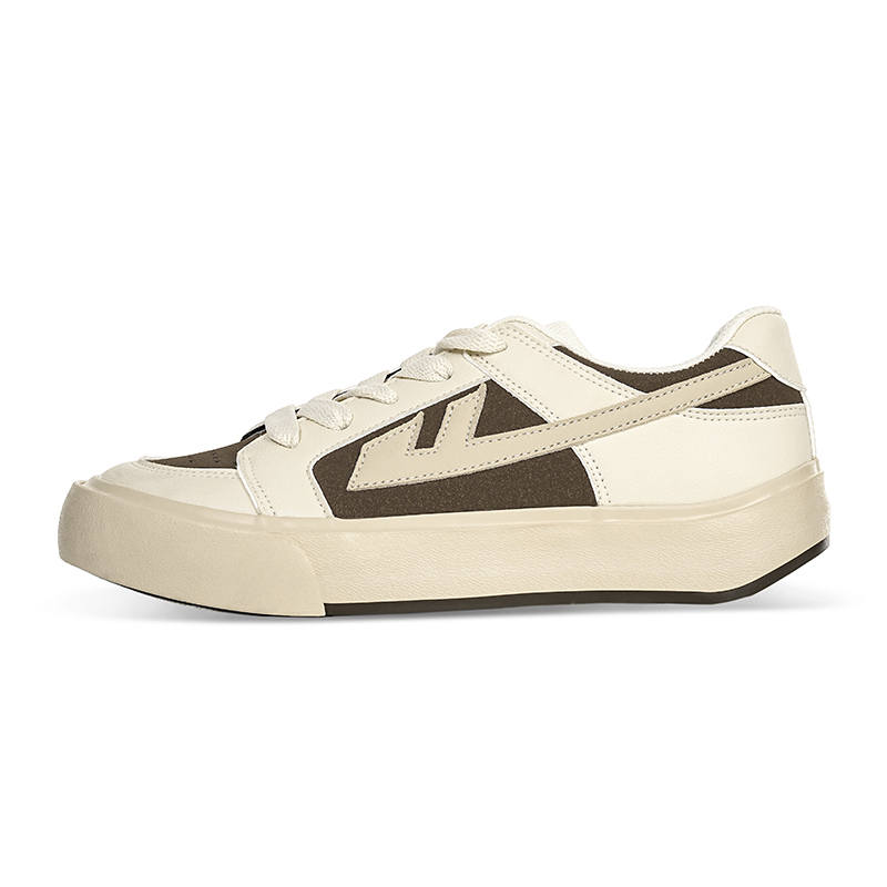 Warrior Heaven's Power, Coconut Latte Skateboard Shoes Unisex White/Coffee
