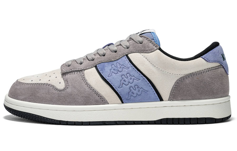 Kappa Back to Back Lightweight Low top Skateboard Shoes Unisex Pelican Gray