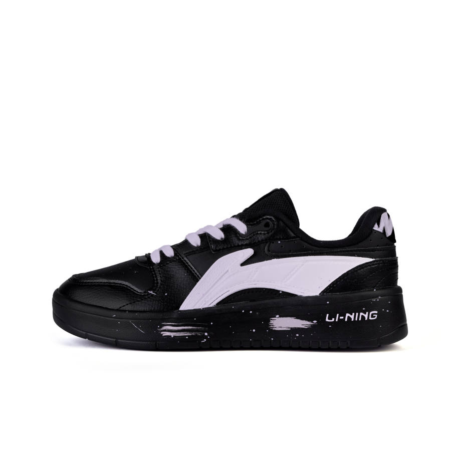 Li-Ning Li Ning Slip Resistant Cushioning Abrasion Resistant Low top Skateboard Shoes Men's Dark Light Purple