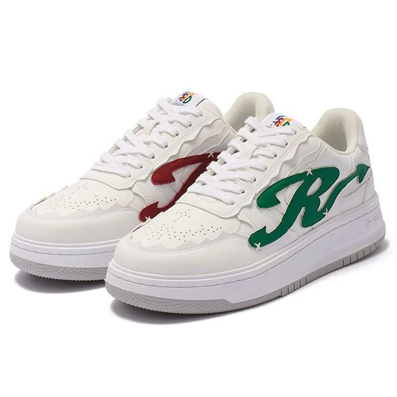 REMEDY Low top Skateboard Shoes Unisex White