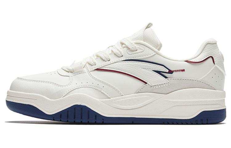 Anta Wave 3 Trendy Breathable Abrasion Resistant Cushioning Slip Resistant Low top Skateboard Shoes Men's White Blue