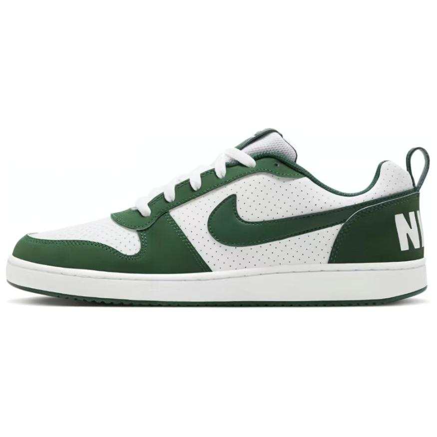 Nike Nike Court Borough Slip Resistant Abrasion Resistant Low top Skateboard Shoes Men's White Green