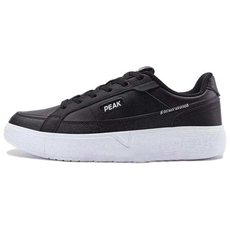 PEAK Comfortable And Breathable Slip Resistant Abrasion Resistant Low top Skateboard Shoes Men's Black White
