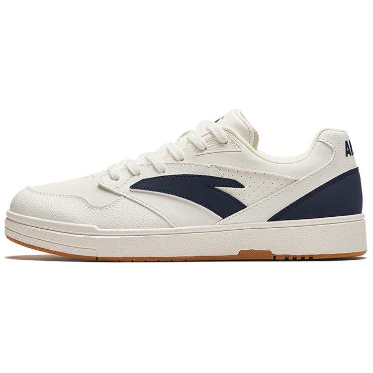 Anta Cushioning, Wear Resistant Low top Skateboard Shoes Men's White Blue