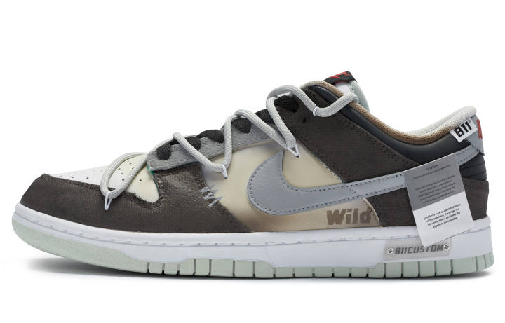 Nike Nike Dunk 811 Manufacturing Low top Skateboard Shoes Men's Beige Brown Gray