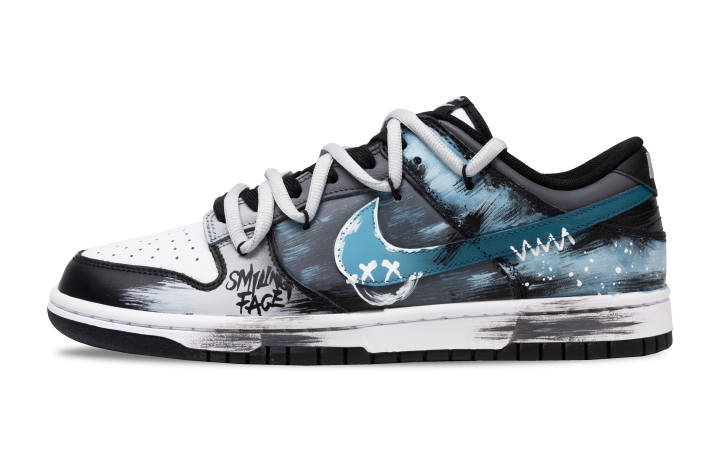 Nike Nike Dunk New Vision Painting Slip Resistant, Abrasion Resistant, Lightweight Low top Skateboard Shoes Unisex