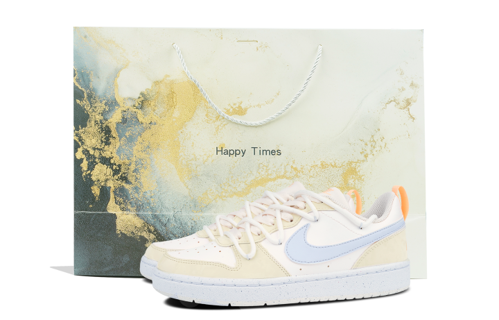 Nike Nike Court Borough Low top Skateboard Shoes GS Yellow Blue