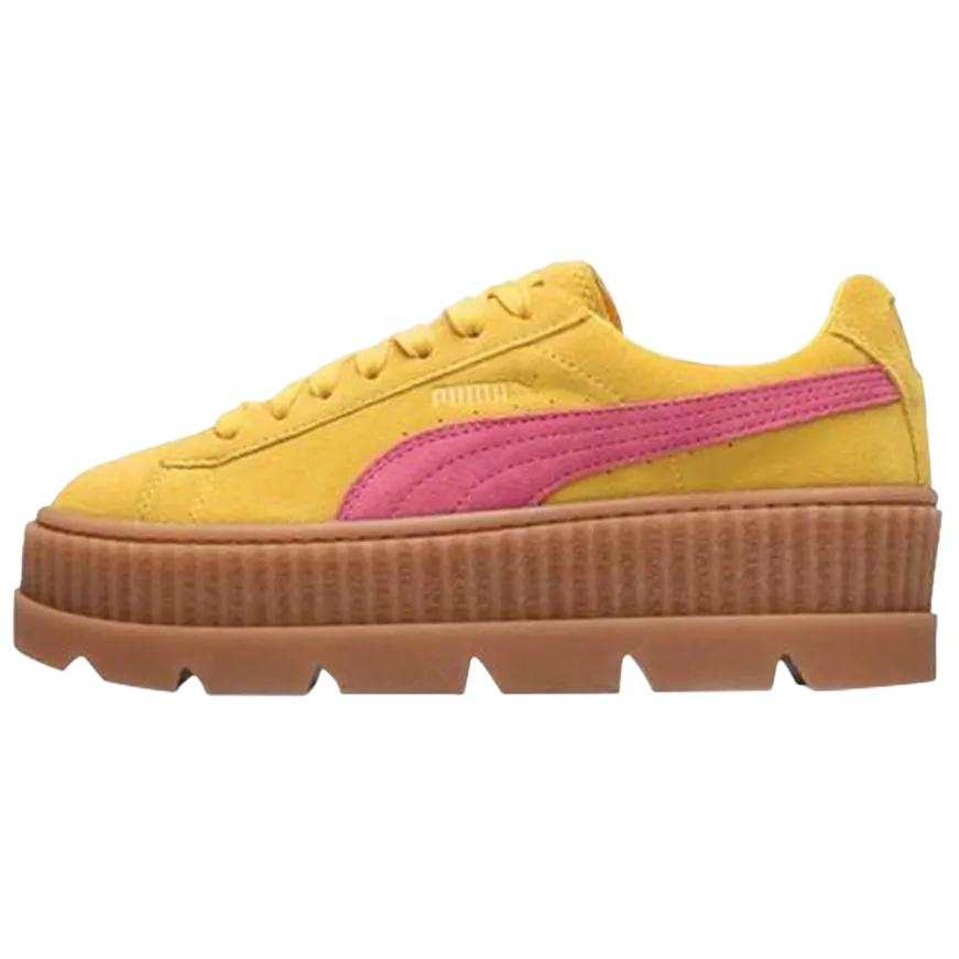 PUMA x Cleated Creeper Fenty Abrasion Resistant Abrasion Resistant Low top Skateboard Shoes Men's Yellow